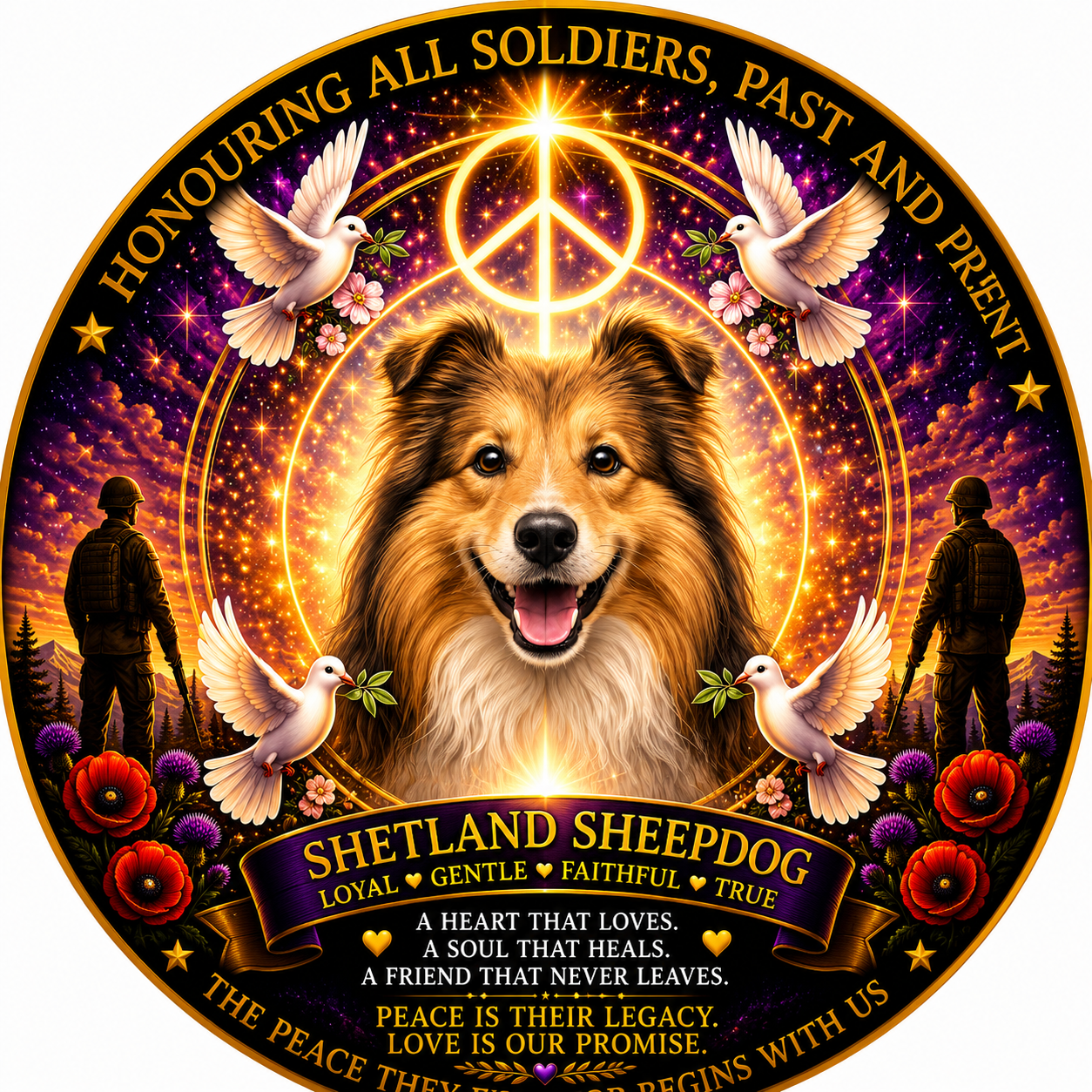Shetland Sheepdog artwork